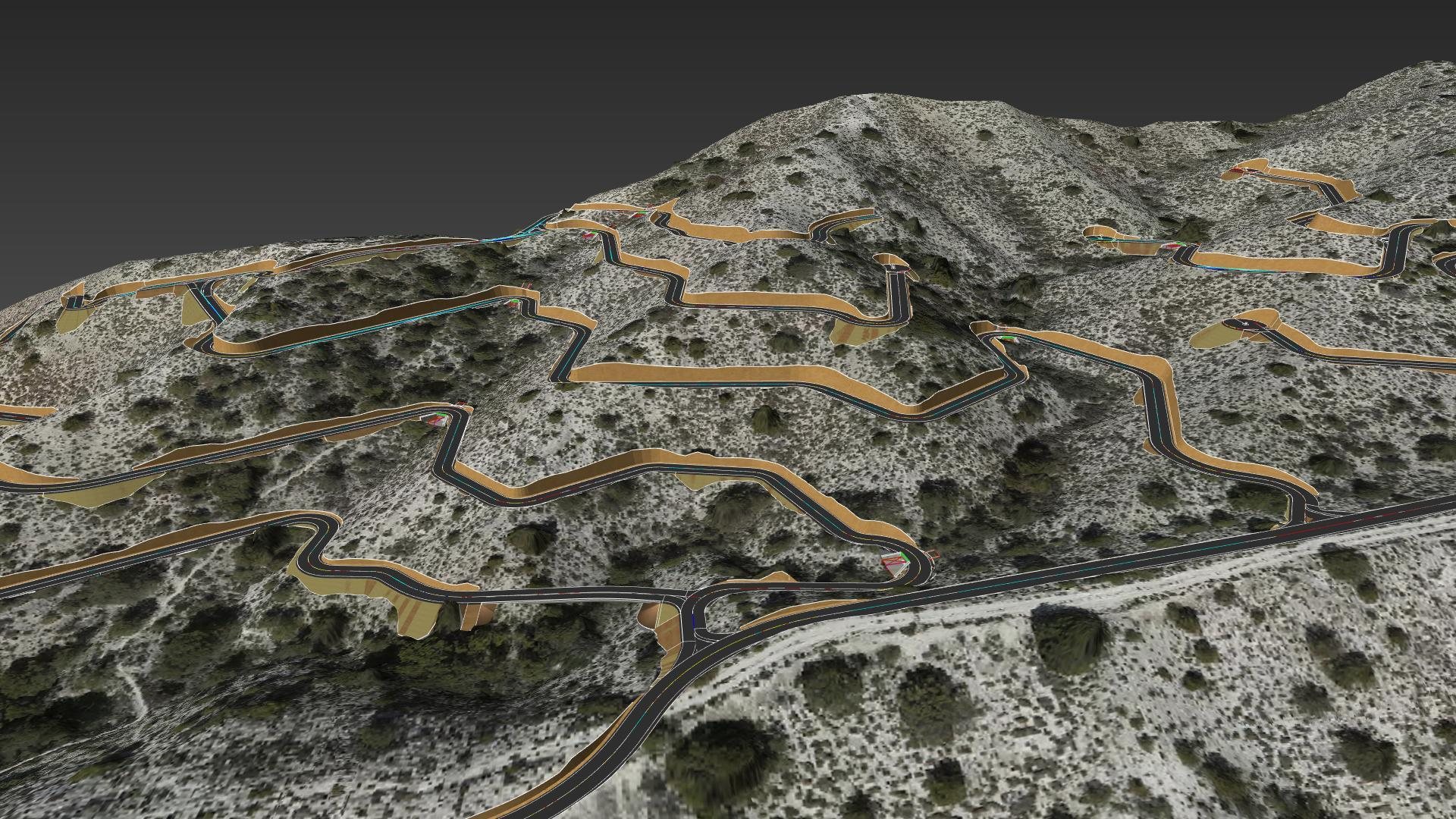 Orcheta Residencial — parcelas y viales sobre la ladera