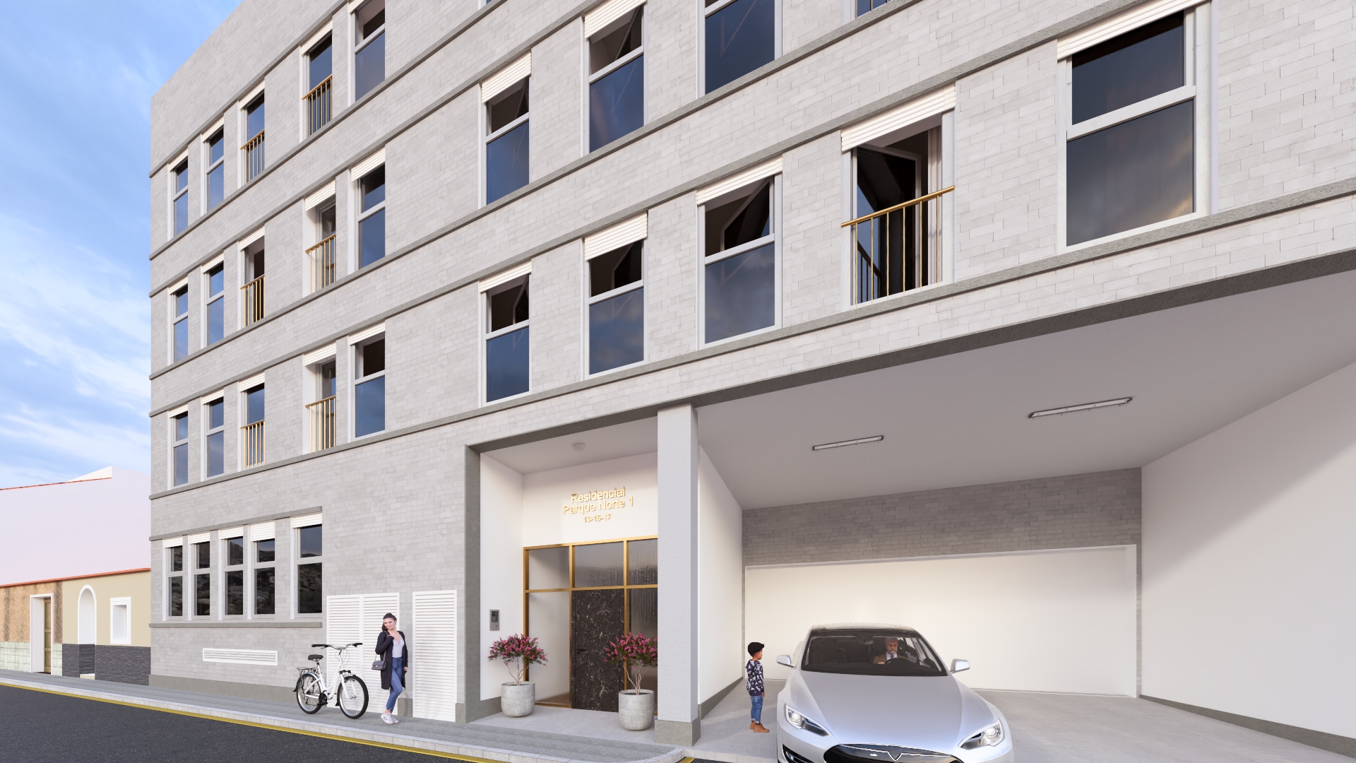 Parque Norte 1 — render residencial Villafranqueza