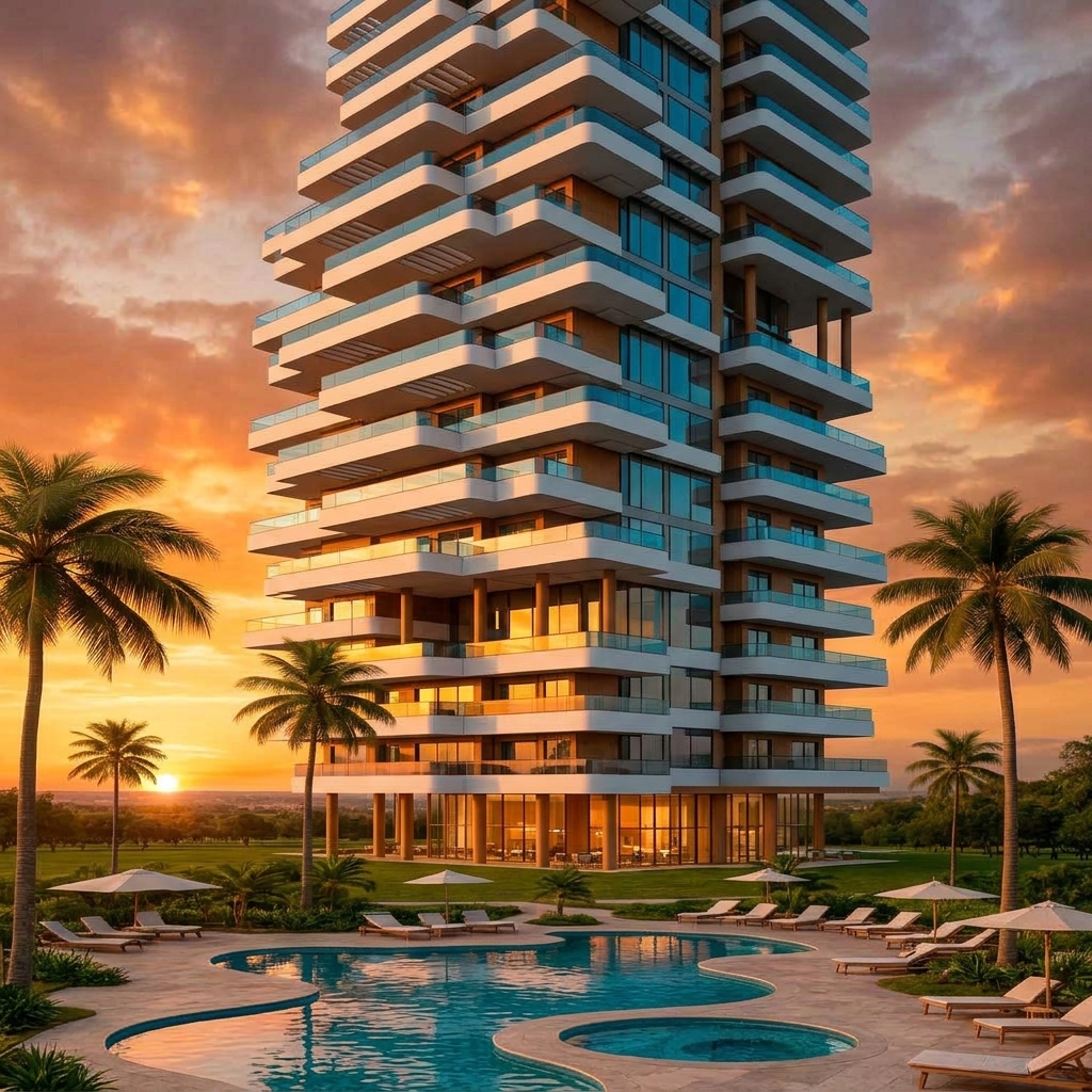 Torre Murtal — perspectiva en esquina de la torre