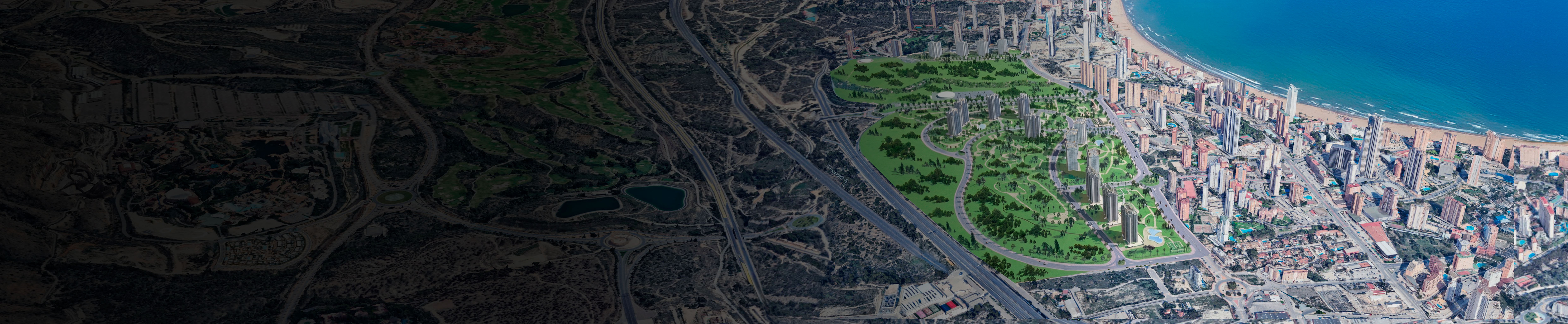 Vista aérea de Benidorm - PARCELAS PAU 1